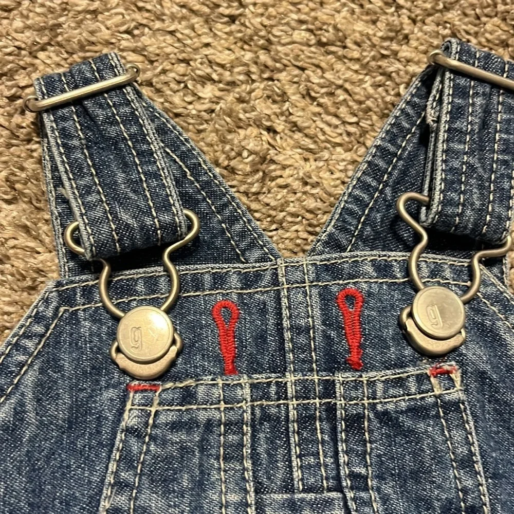 Gymboree Vintage Blue Denim Overalls‎ with Adjustable Straps 3-6M